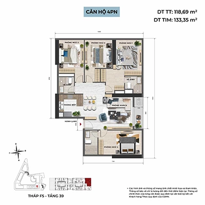 Căn hộ 4PN